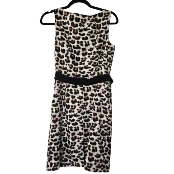 Chic Leopard Print Sleeveless dress - Size 6P - Picture 2 of 8